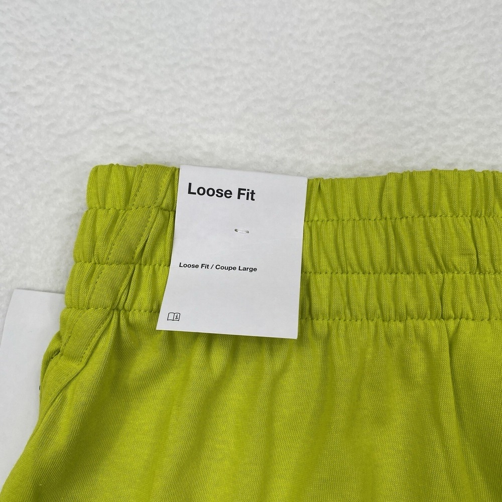 Nike Dri-Fit Girls Shorts Size Youth large High Rise Knit Green DX4965 - Picture 7 of 8